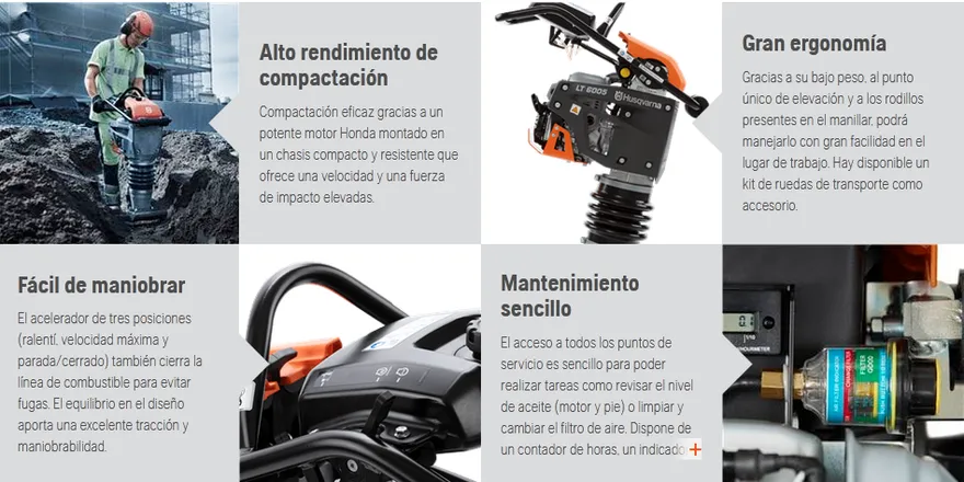 Apisonadora – Bailarina para Compactación